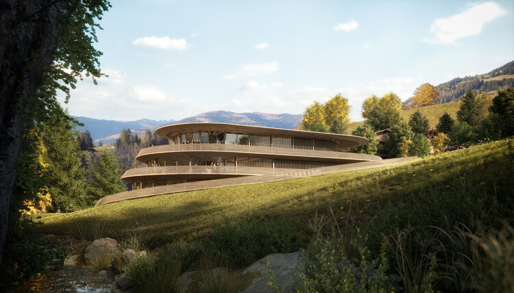 Foster + Partners Gains Approval for Timber Residential Project in Switzerland - More Images