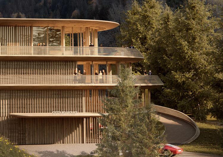 Foster + Partners Gains Approval for Timber Residential Project in Switzerland - Image 2 of 6