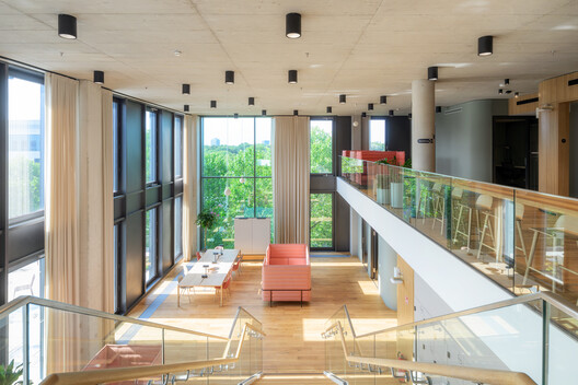 B-One Office Building / CF Møller - Interior Photography, Wood, Glass, Chair