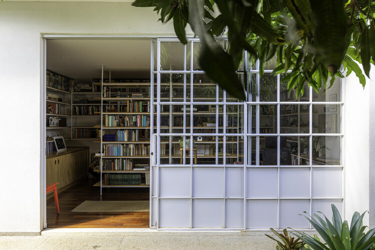 Casa Zurick / plano livre - Fotografia de Interiores, Madeira, Prateleira, Vidro