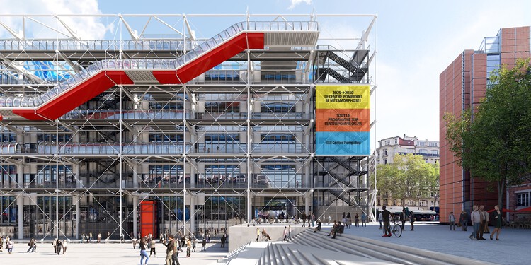 El Centro Pompidou permanecerá cerrado durante cinco años por un proyecto de renovación liderado por Moreau Kusunoki - Foto 8 de 17