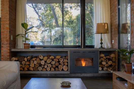 Sister Houses / Simón Albina - Interior Photography, Wood, Lighting, Sofa