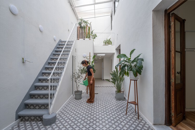 Casa Terrace/ Herrera Ungaro Architects - Fotografía interior, escaleras, concreto, barandas