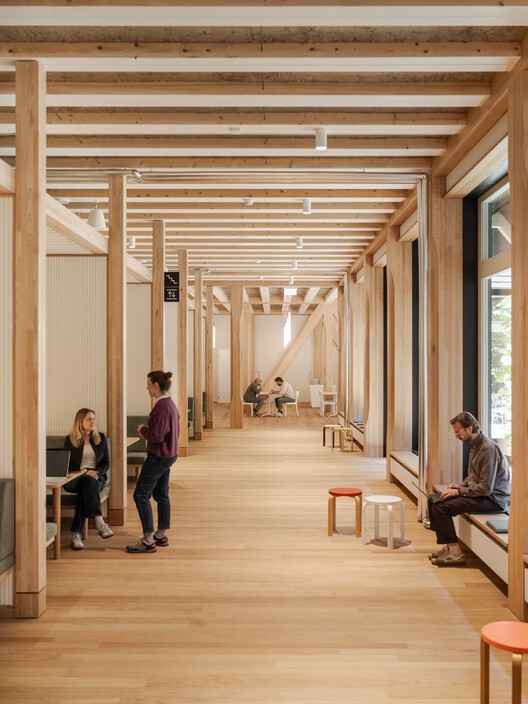 Hortus Allschwil / Herzog & de Meuron - Interior Photography, Wood, Column