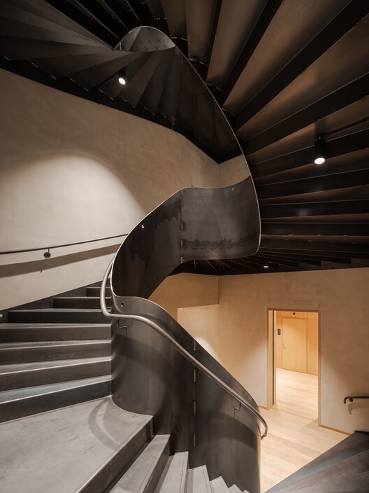 Hortus Allschwil / Herzog & de Meuron - Interior Photography, Stairs, Wood, Handrail