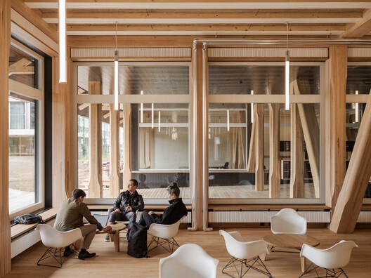 Hortus Allschwil / Herzog & de Meuron - Interior Photography, Wood, Chair, Glass