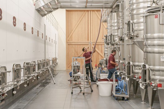Bodega Bélair-Monange / Herzog & de Meuron - Fotografía interior