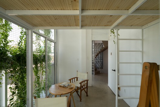 Casa Gia Dinh / G+architects - Fotografia de Interiores, Sala de Jantar, Madeira, Vidro