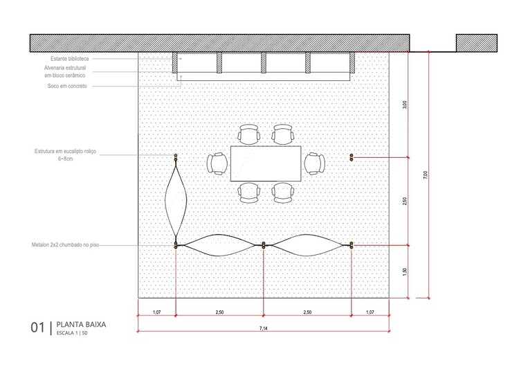 Pabellón Biblioteca Quilombo da Gamboa / Moradia Comum [Lanchonete <> Lanchonete]: Amanda Arcuri + Danilo Filgueiras + Gabriel Martucci - Imagen 11 de 15