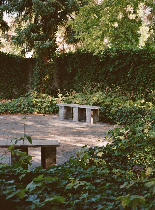 The Chapel Retold / The Danish Association of Architects - Exterior Photography, Garden, Bench