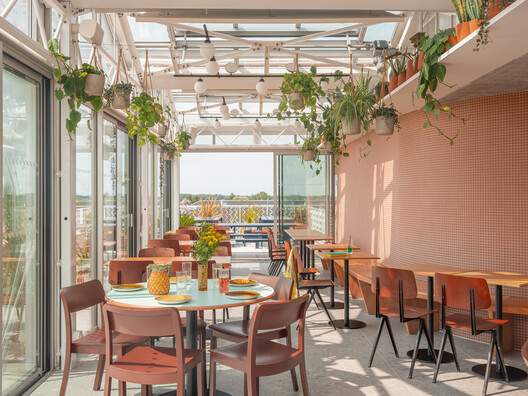 Vertime Hotel / Block Architectes - Interior Photography, Dining room, Chair