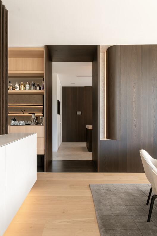 Concrete Villa / Cocoon Architecten Concrete Villa / Cocoon Architecten - Interior Photography, Kitchen, Wood, Door, Closet
