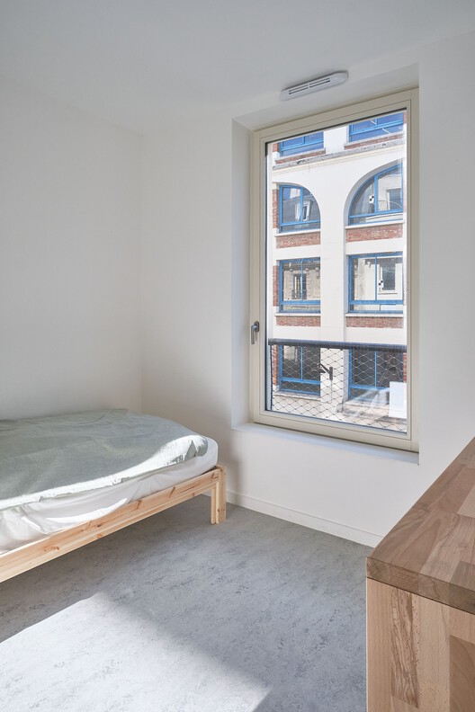 Emmaüs Clignancourt / SOA Architectes - Interior Photography, Bedroom, Wood