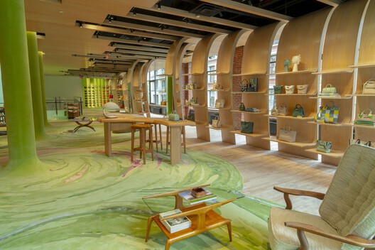 珑骧精品店 / Heatherwick Studio 珑骧精品店 / Heatherwick Studio - 室内图, 餐厅