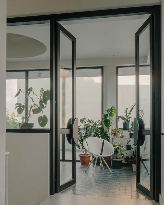 Private House in Tskneti  / NS Studio - Interior Photography, Glass, Door