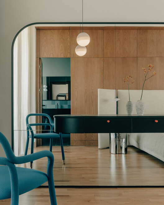 Private House in Tskneti  / NS Studio - Interior Photography, Wood, Table, Lighting, Chair, Glass