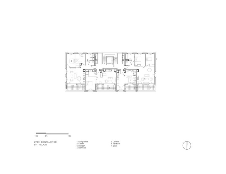 Lyon Social Housing, Confluence/Tatiana Bilbao Figura de estudio 12 de 18