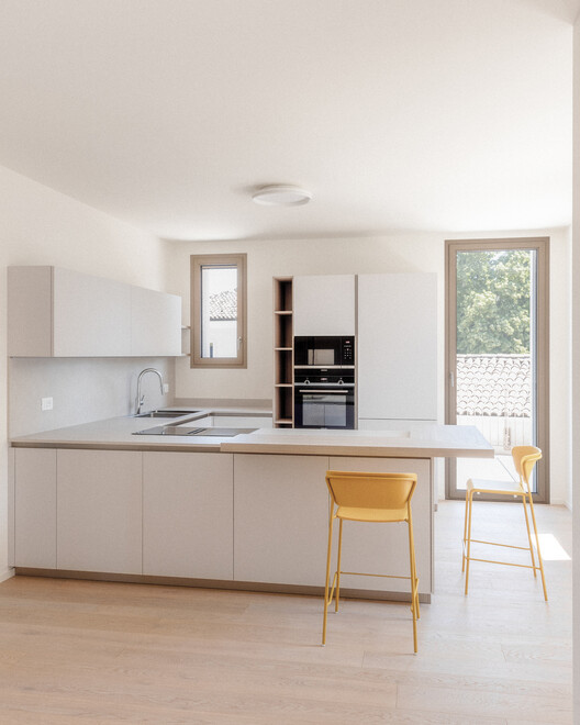 Palazzo Mazzini / Studio Bressan Palazzo Mazzini / Studio Bressan - Interior Photography, Kitchen, Wood, Countertop, Chair