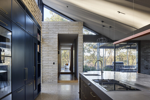 Korinda House / Bent Architecture  - Interior Photography, Kitchen, Wood, Countertop, Door, Beam