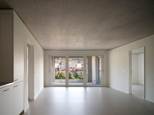 Depot Hard High-Rise Ensemble / Morger Partner Architekten - Interior Photography, Concrete