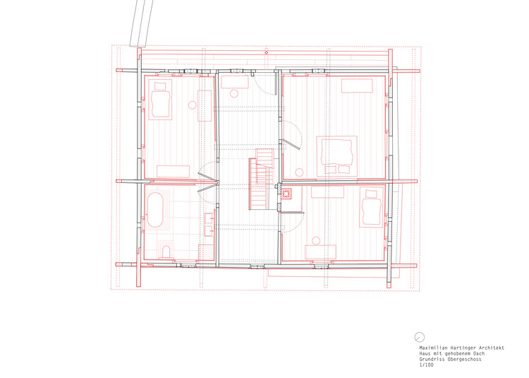 Techo elevado / casa por Maximilian Hartinger Architekt - Imagen 25 de 27