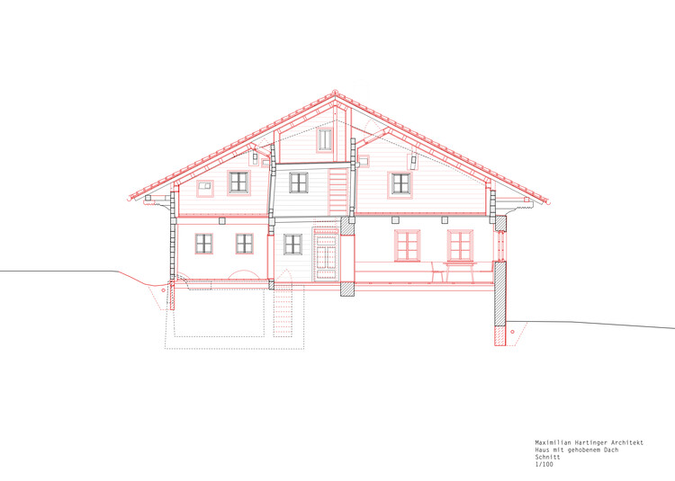 Techo elevado / casa por Maximilian Hartinger Architekt - Imagen 27 de 27