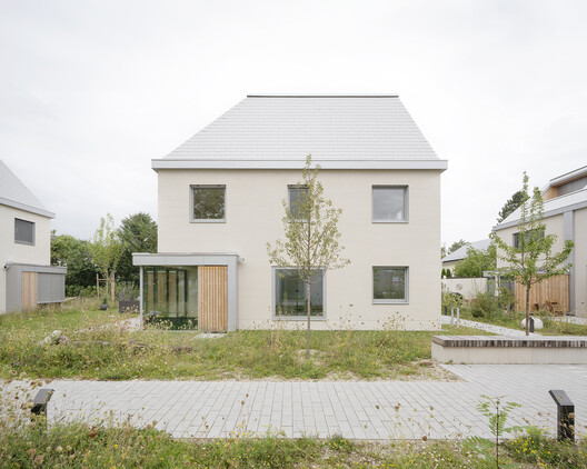 Modular Timber Residential Quarter Am Rathausplatz / kontektum architektur + Boschmann + Feth Architekten - Exterior Photography