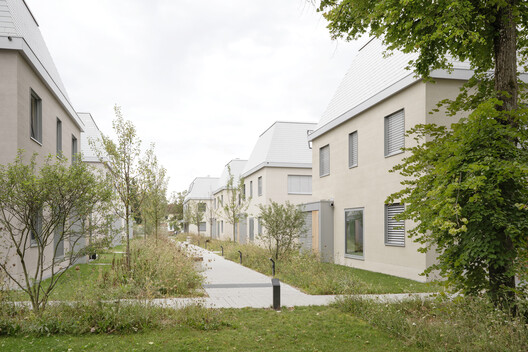 Modular Timber Residential Quarter Am Rathausplatz / kontektum architektur + Boschmann + Feth Architekten - Exterior Photography