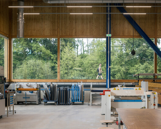 CUBE 工坊大楼 / Civic Architects - 室内图, 木头, 玻璃, 梁