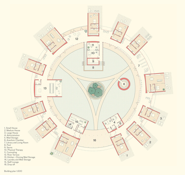 Top Designs Revealed in Buildner’s Fourth Annual Hospice – Home for the Terminally Ill Competition - Image 13 of 36