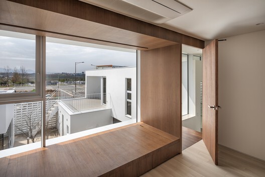 Naju White House / PLAN Architects office - Interior Photography, Kitchen, Wood, Balcony