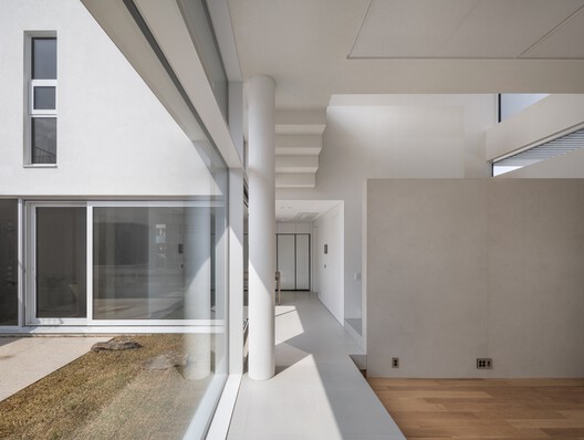 Naju White House / PLAN Architects office - Interior Photography, Wood, Door