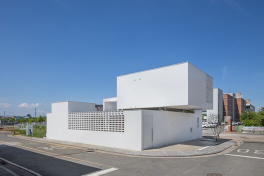 Naju White House / PLAN Architects office - Exterior Photography, Concrete