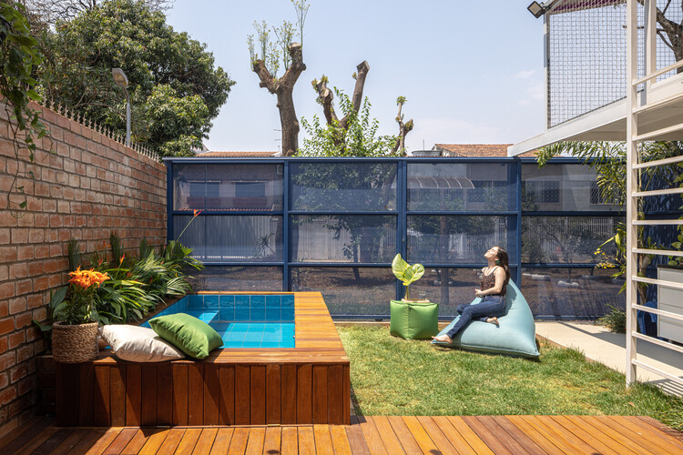 Casa FP / Estúdio Cacau - fotografía exterior, jardín, terraza, patio interior, terraza