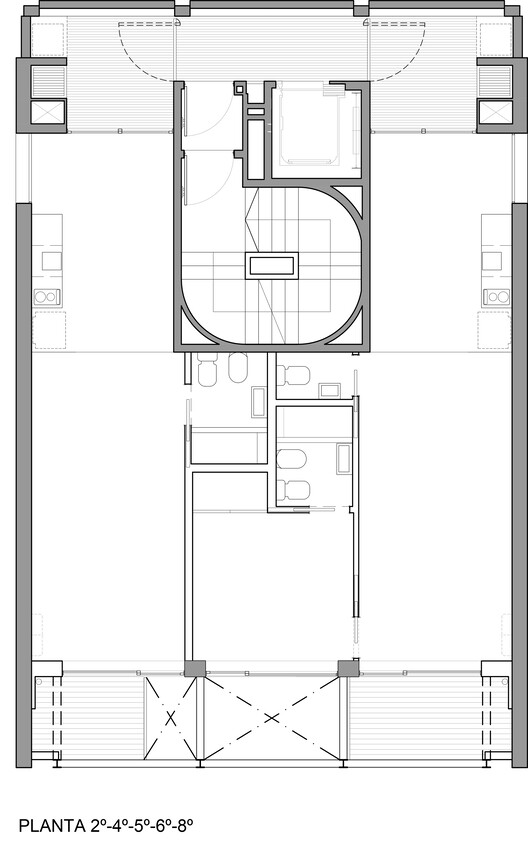 2636 Apartamentos en la construcción de viviendas colectivas / A3 Luppi Ugalde Invierno - 18 de 29 fotos