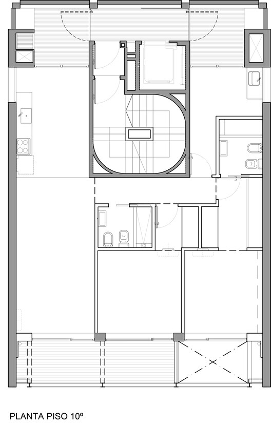 Edificio de Vivienda Colectiva 2636 flats / A3 Luppi Ugalde Winter - Imagen 20 de 29