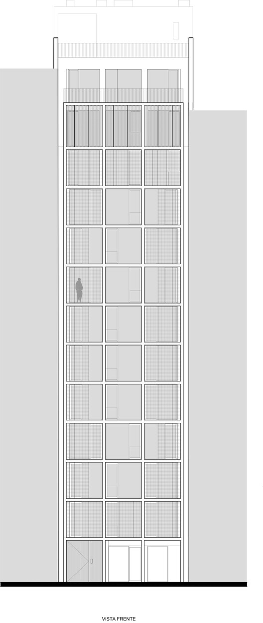 Edificio de Vivienda Colectiva 2636 flats / A3 Luppi Ugalde Winter - Imagen 27 de 29