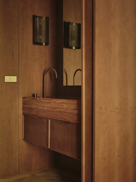 Reforma integral de vivienda en Salamanca, Madrid / Pulso Arquitectos - Fotografía interior, Baño, Madera, Tarjas