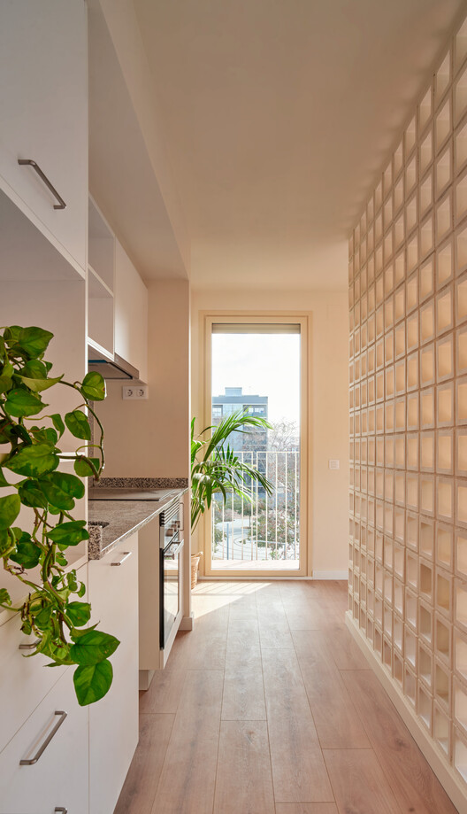 50 Viviendas sociales – DE PEUS A TERRA i el cap pels núvols / Miel Arquitectos + MARMOLBRAVO + MADhel 50 Viviendas sociales – DE PEUS A TERRA i el cap pels núvols / Miel Arquitectos + MARMOLBRAVO + MADhel - Fotografía interior, Madera