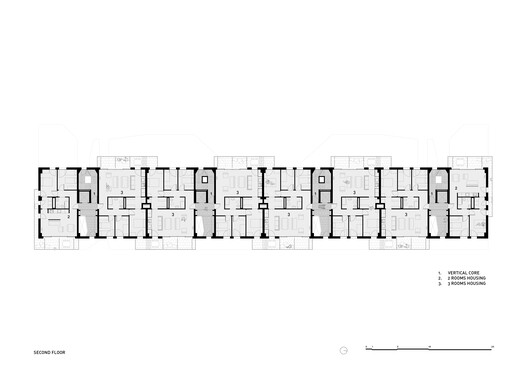 50 Viviendas sociales – DE PEUS A TERRA i el cap pels núvols / Miel Arquitectos + MARMOLBRAVO + MADhel 50 Viviendas sociales – DE PEUS A TERRA i el cap pels núvols / Miel Arquitectos + MARMOLBRAVO + MADhel - Imagen 16 de 22