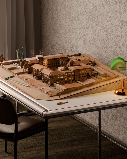 Colégio Bernoulli Cidade Jardim / BCMF Arquitetos - Fotografia de Interiores, Sala de Estar, Mesa, Cadeira