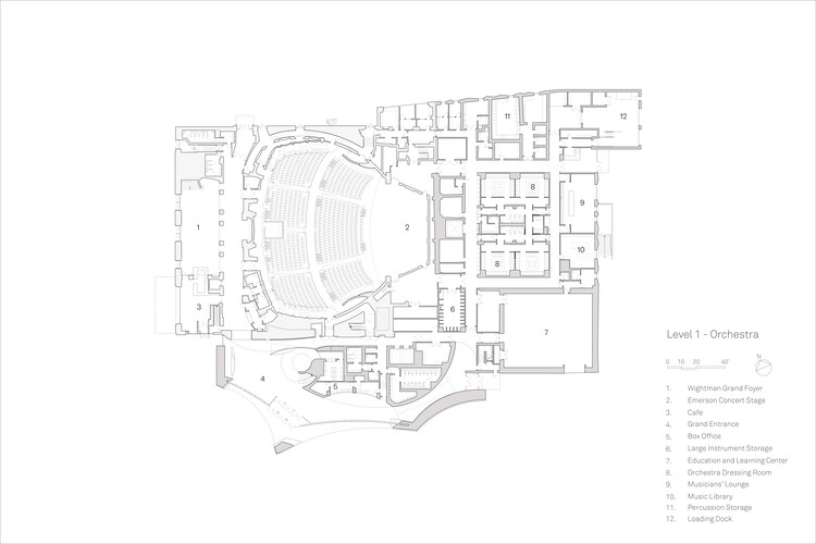 Sala de Concertos da Orquestra Sinfônica de St. Louis / Snøhetta - Imagem 13 de 19