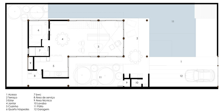 Casa TIBE / Bruno Tinoco Arquitetura - Imagem 15 de 16