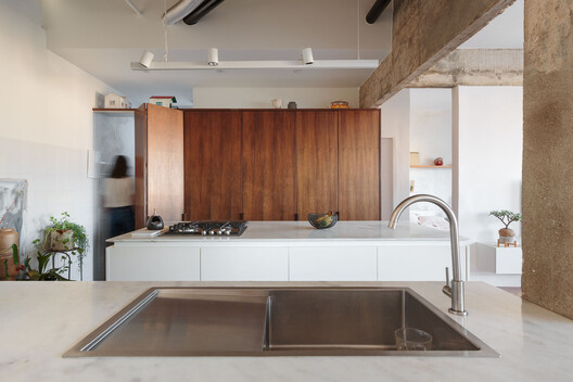 Apartamento FN / MZNO - Fotografia de Interiores, Cozinha, Bancada, Pia
