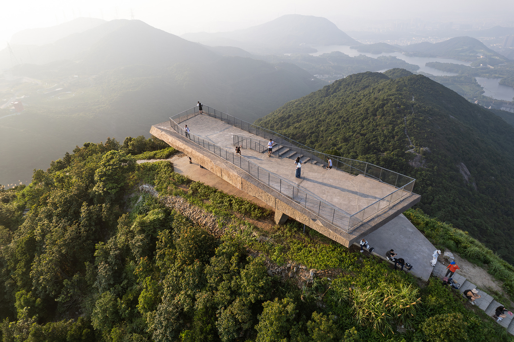 Shenzhen Meishajian Viewing Platform / line+ studio