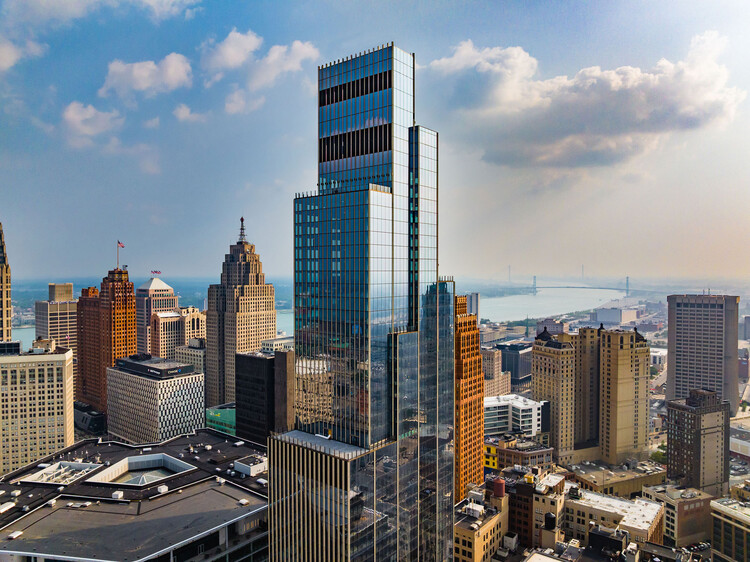 SHoP Architects Completes First Stage of Hudson’s Detroit Mixed-Use Development - More Images