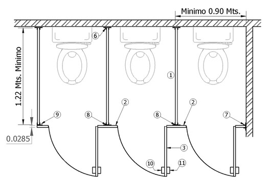 Más allá del bienestar: resoluciones de diseño en baños públicos que aportan privacidad e higiene - Imagen 9 de 11