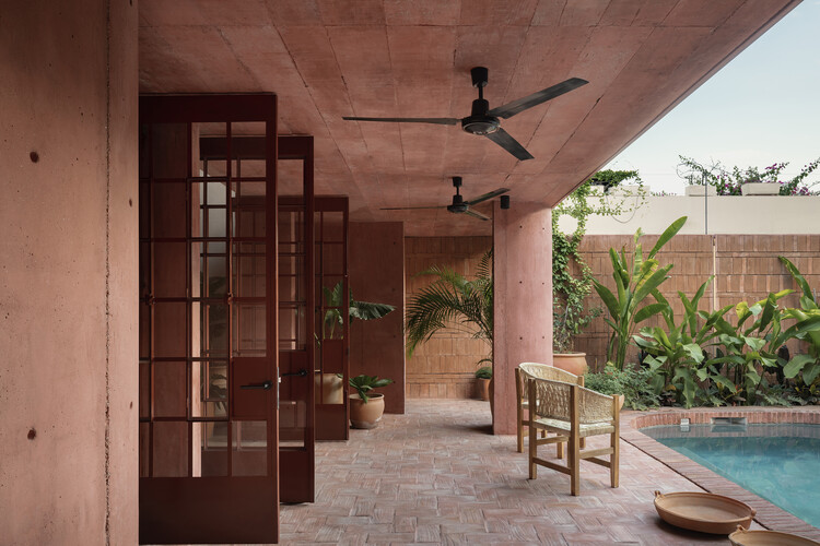 Casa Roja / Ángel García Estudio - Fotografía de Interiores, Concreto