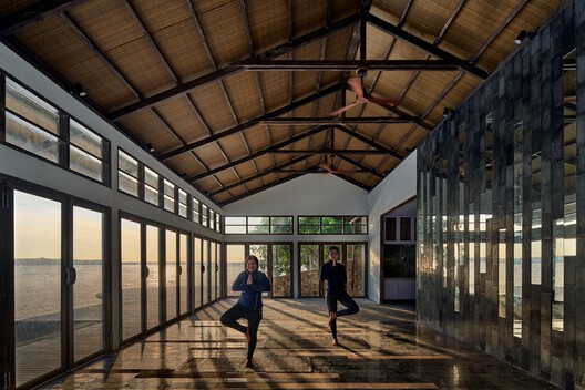 Jardín de Bienestar Coconut / RAD+ar (Research Artistic Design + architecture) - Fotografía interior, Madera, Fijación Vigas