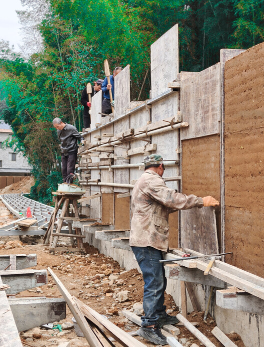 石榴园小筑 / Tumu+无意义建筑 - 建筑图, 木头, 具体的